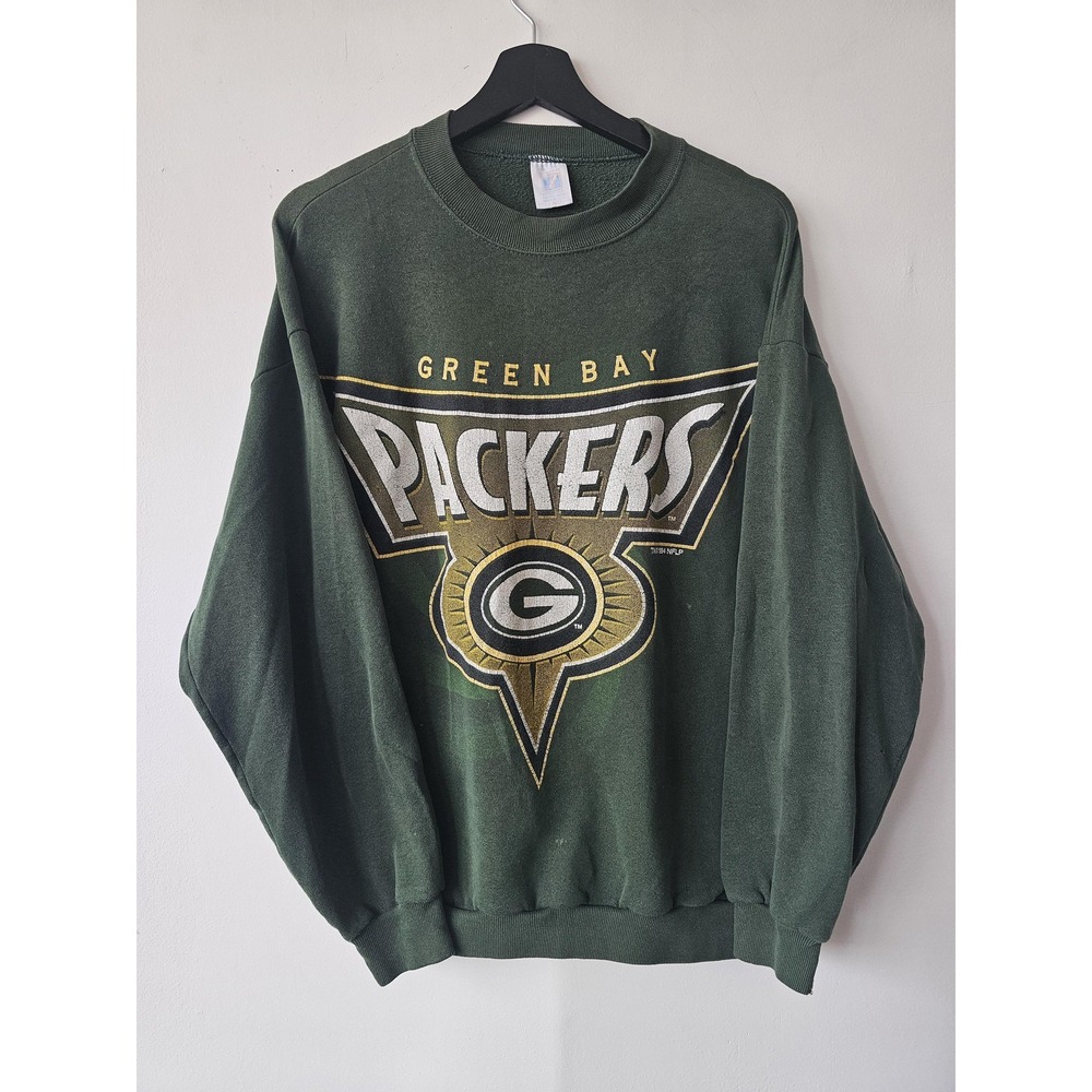 Vintage Green Bay Packers Sweater Mens Large NFL Football Logo‎ 7 Crewneck 90s